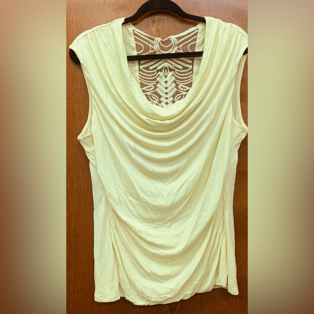 4 for $20 Y2K AGB drape rouched sleeveless blouse